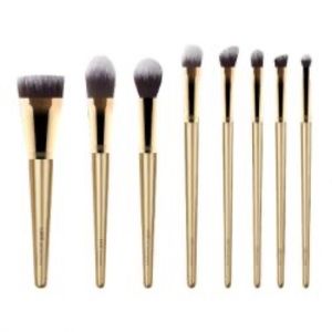 NWT Luxie | Glitter and Gold Brush Set | Red